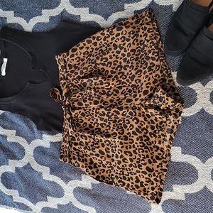 Leopard Print Shorts